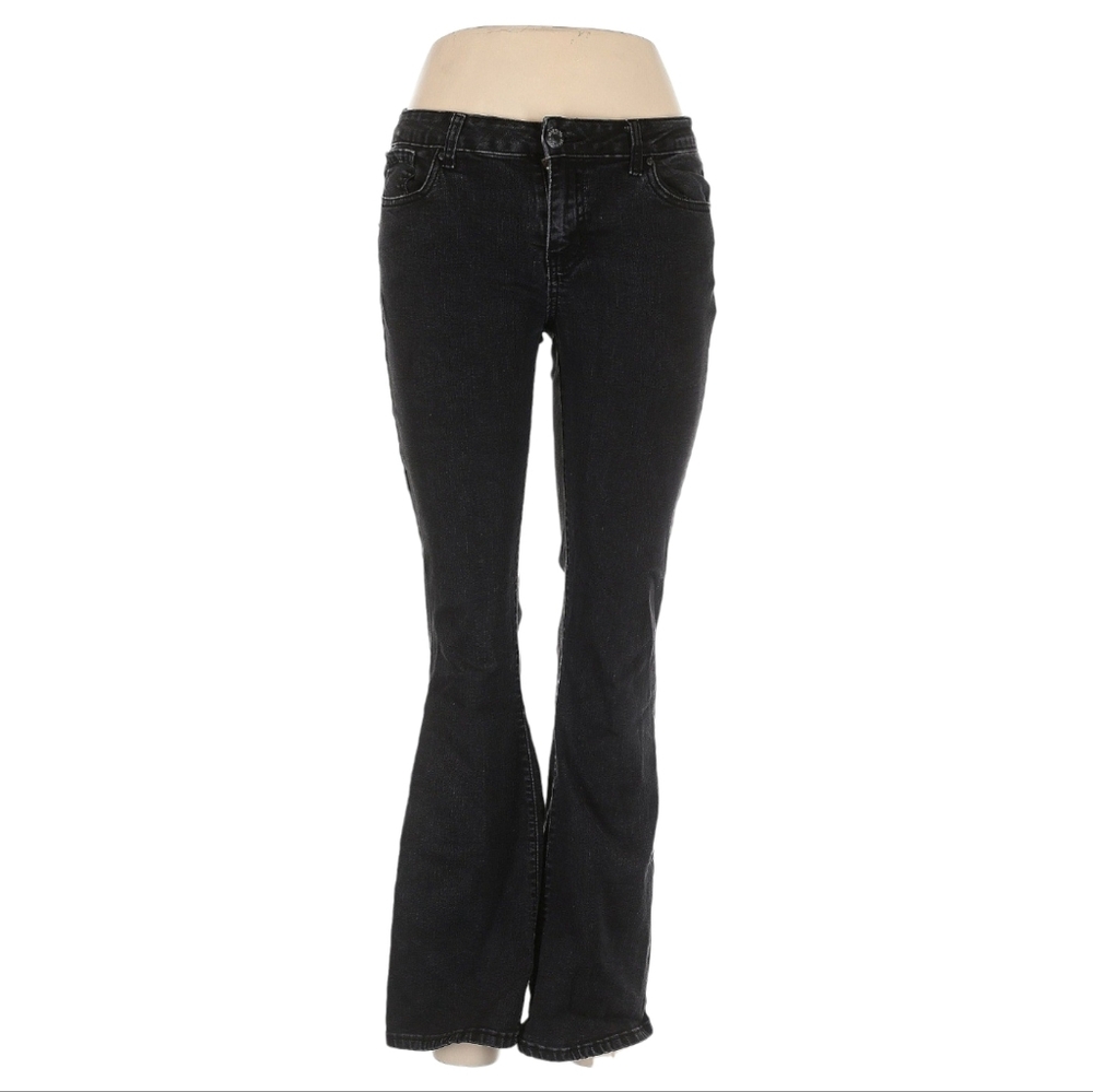Telepatia Size 11/30 Black Flare Leg Jeans